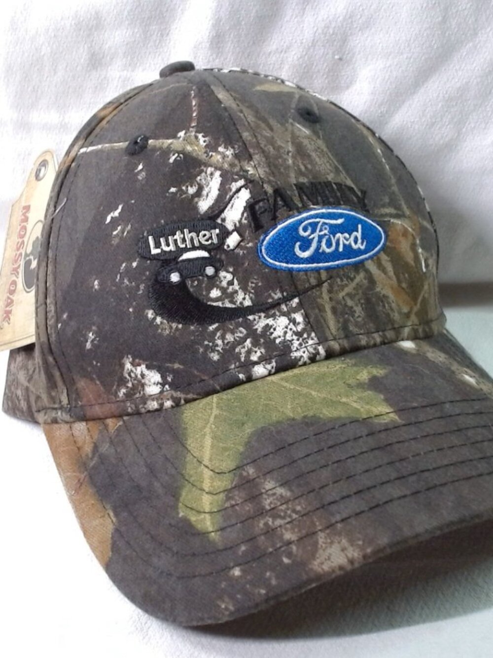 Luther Ford Mossy Oak Camo Baseball Cap Hat